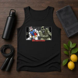 Hot Gundaaamn Gundam Damn Meme Tank Top