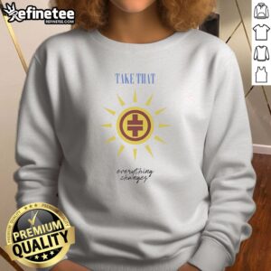 Original Take That Everything Changes Vintage sweatshirt in a classic fit and soft fabric.