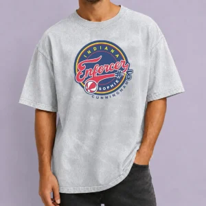 Pretty Sophie Cunningham Indiana Enforcer Sophie The Enforcer Washed T-Shirt