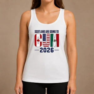 Official Scotland Are Going To Cum 2026 Soccer Tank Top