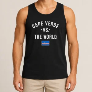 Top Cape Verde Vs The World Soccer Flag Tank Top