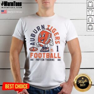 Hot Payton Thorne Auburn Tigers Football No 1 shirt displayed on a plain background, perfect for fans.