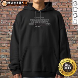 Funny Space For Rent Keyboard Hoodie featuring a playful graphic design