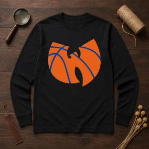 Premium Wu Tang Clan X New York Knicks Logo Long Sleeve Shirt