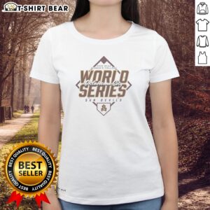 Awesome NCAA Womens College World Series 2026 Oklahoma City Sun Devils Asu Ladies shirt displayed on a model