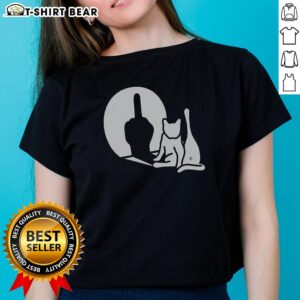 Top What Cat Fxxk Ladies Tee featuring a playful cat design, perfect for casual wear and cat lovers.