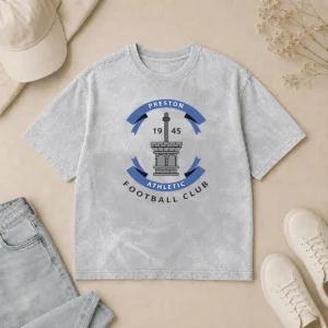 Top Preston Athletic Football Club 1945 Soccer Washed T-Shirt
