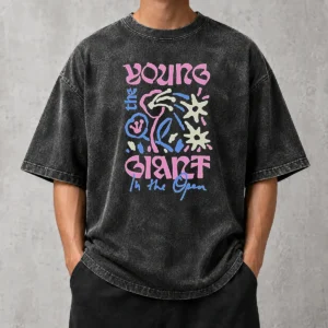 Nice Young The Giant In The Open Washed T Shirt featuring a soft, worn-in look with a comfortable fit