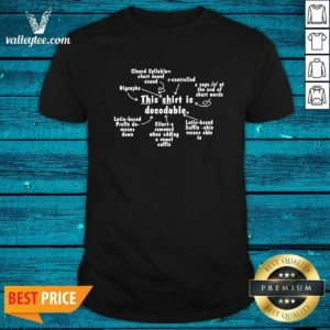 Official This Shirt Is Decodable Educational Linguistics Chart