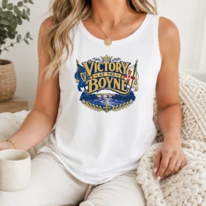 Nice Original Victory At The Boyne Historical Pride Vector Tank Top