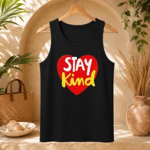 Original Funny Stay Kind Heart Tank Top