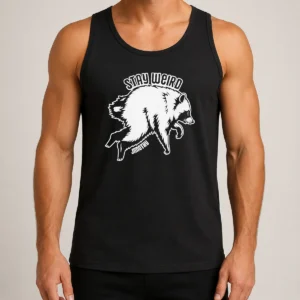 Pretty Jimothy Stay Weird Seattle Raccoon Tank Top
