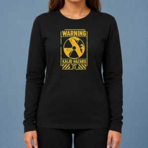 Good Pretty Omega Class Kaiju Hazard Warning Geek Long Sleeve Shirt