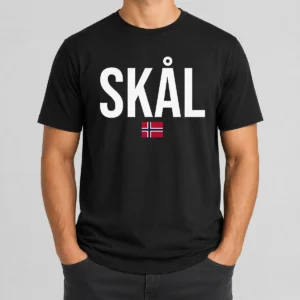 Original Hot Skal Norwegian Phrase Saying Gift Cheers In Norway