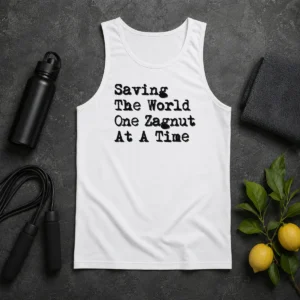 Awesome Saving The World One Zagnut At A Time Tank Top