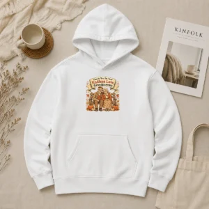 Pretty Grandparents Day Vintage Gratitude Family Hoodie