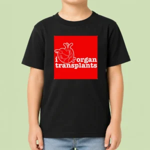 Funny I Heart Organ Transplants Transplant Awareness Kids T-Shirt
