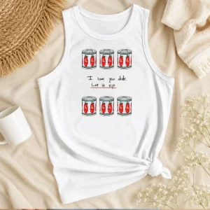 Original The Bear I Love You Dude Let It Rip Tomato Cans Tank Top
