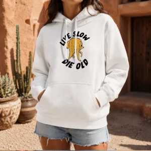 Good Live Slow Die Old Shaggy Hoodie