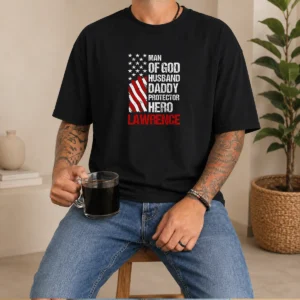 Premium Man Of God Husband Dad Protector Hero