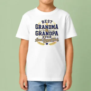 Funny Official Grandparents Day Typography With Family Love Gratitude Kids T-Shirt
