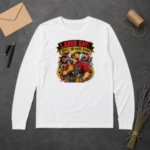 Official Labor Day Celebration Pride Worker Long Sleeve Shirt