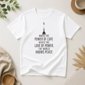 Top Funny When The Power Of Love Beats The Love Of Power The World Knows Peace NYC Skyline