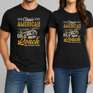 Premium Classic American Hughes OH 6 Cayuse Loach Arm Aviation Action