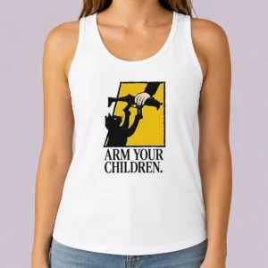 Good Black Cat Holding Submachine Gun And Hand Arm Your Children Tank Top