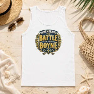 Top Pride In History Typography For Battle Of The Boyne Tank Top