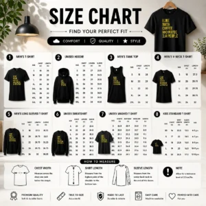 Size chart for Premium Funny I Like Math Coffee And Maybe 314 People with measurements in inches and cm