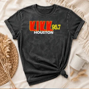 Premium Kikk 95 7 Houston Washed T Shirt in a soft, vintage-washed fabric with a relaxed fit