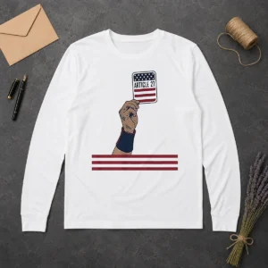 Funny USA Article 27 Card Long Sleeve Shirt