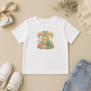 Premium Pretty Best Grandparents Ever For Grandparents Day Retro Kids T-Shirt