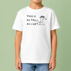 Awesome Rat Fink This Is As Tall As I Get Kids T-Shirt