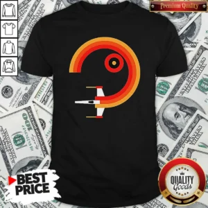 Top Nice Star Wars X Wing Retro Sunset Spiral Circle