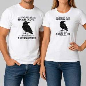 Awesome Funny Sarcastic Quiet Raven Introvert Dark Humor Geek
