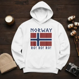 Pretty Norway Round Of 16 FIFA World Cup 2026 Ro Ro Ro Flag Hoodie