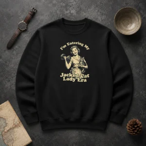 Good Retro Jacked Cat Lady Sweater