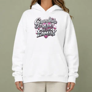Perfect Original Grandkids The Heart Of Our Family Y2K Hoodie