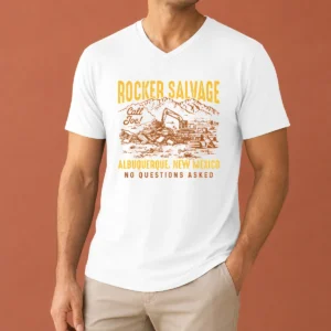 Official Rocker Salvage Call Joe Albuquerque Vintage New Mexico V-Neck Shirt
