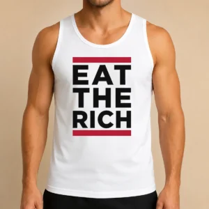 Original Good Shawn Fain Eat The Rich Tank Top