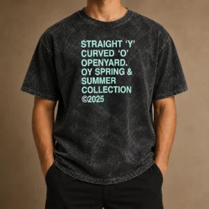 Pretty Openyard Spring And Summer Collection 2025 Washed T-Shirt