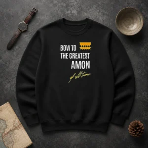 Funny Awesome Bow To The Greatest Amon Of All Time Sweater