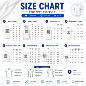 Size chart for Premium I Don'T Need Sex Your President Fucks Me Every Day with measurements in inches and cm
