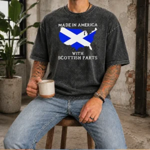 Good Made In America With Scottish Parts Washed T-Shirt