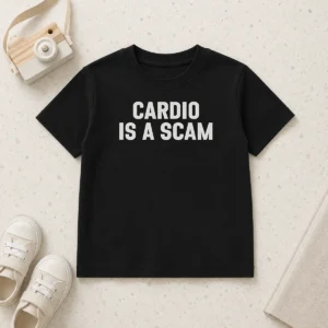 Pretty Cardio Is A Scam Kids T-Shirt