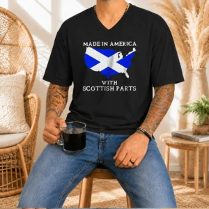 Good Made In America With Scottish Parts V-Neck Shirt