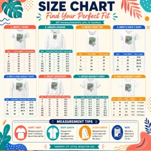 Size chart for Top I'M The Messiah And A Very Naughty Boy showing measurements in inches and cm
