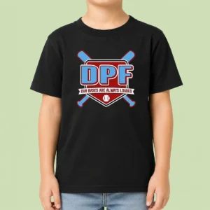 Hot DPF Our Bases Are Always Loaded Baseball Kids T-Shirt